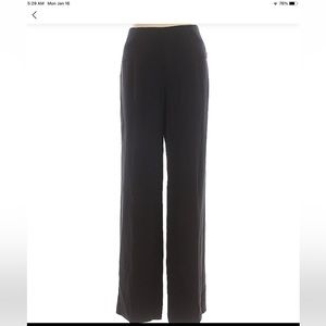 - CHANEL wide leg silk pants Sz 42